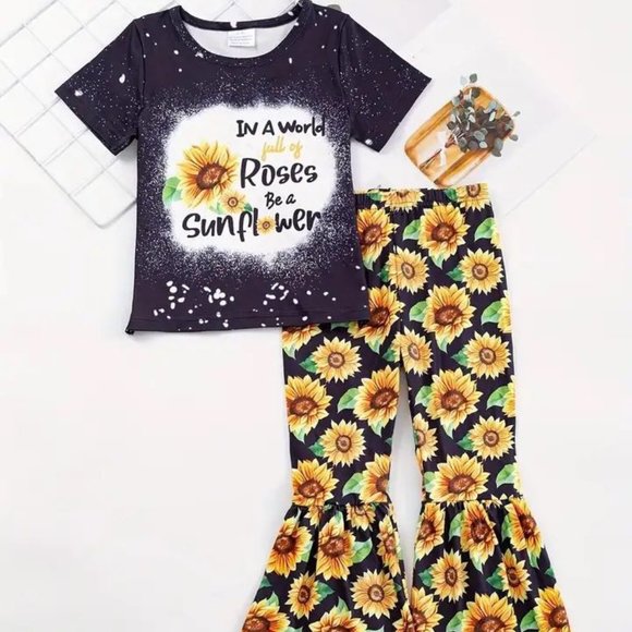 New Girl's In a World Full of Roses Outfit - Picture 1 of 5